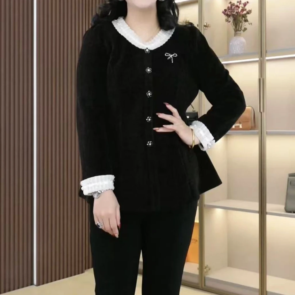 苏迷大码女装气质衬衫2024秋季新款复古洋气简约显瘦上衣241128