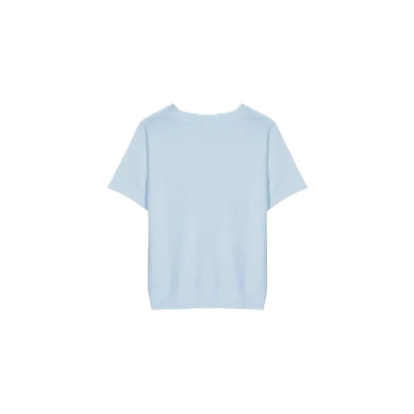 25年夏季新款圆领刺绣小蜜蜂针织衫1066