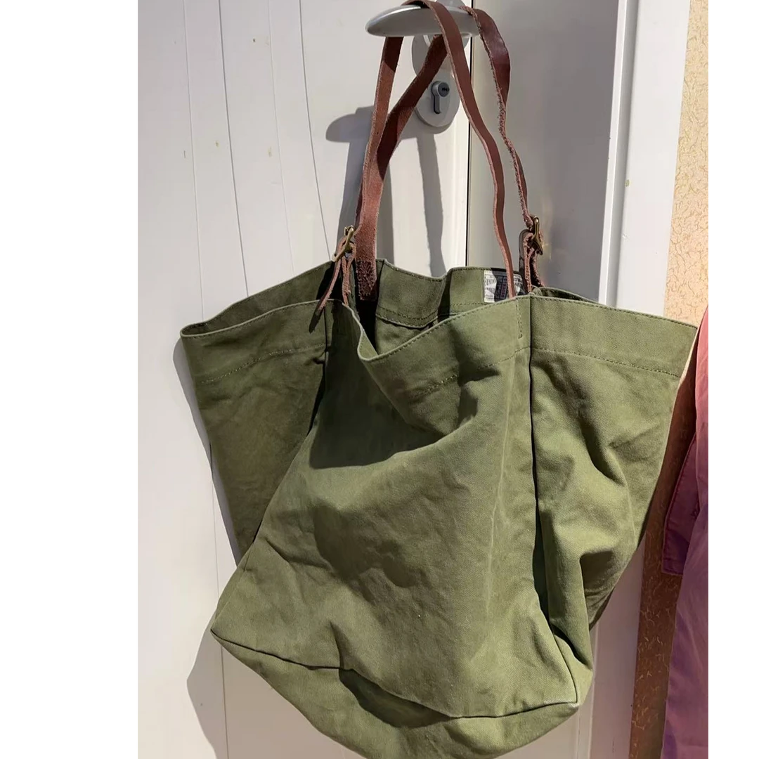 YT推荐 军绿帆布包