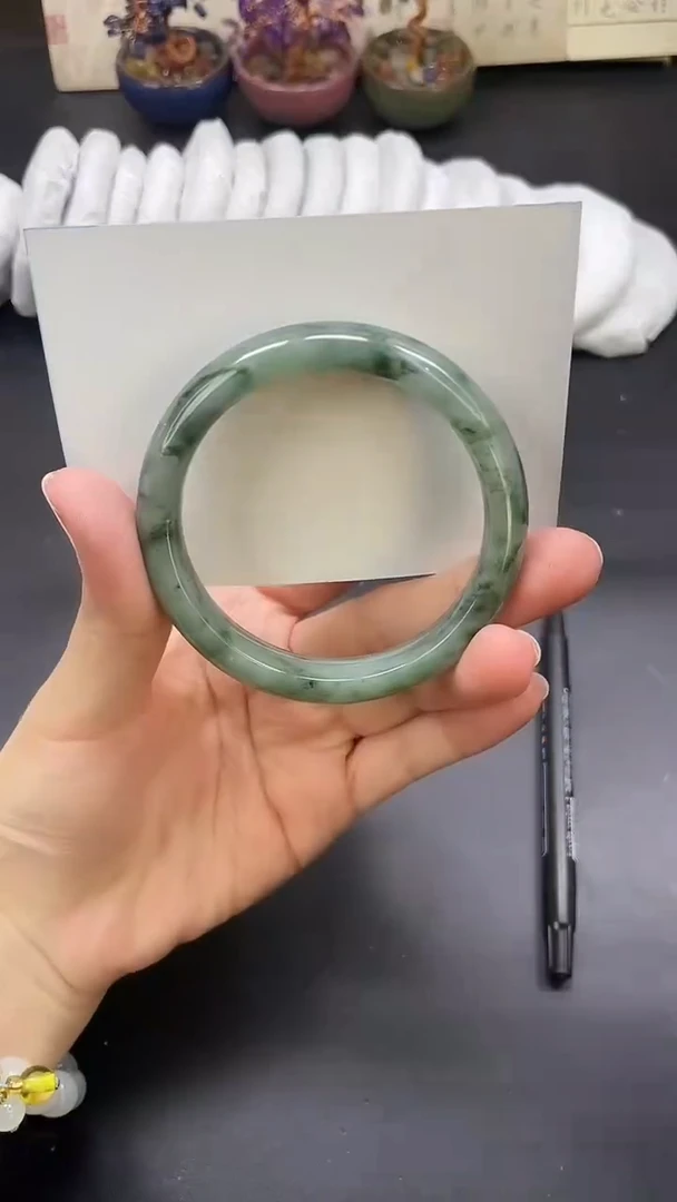 未镶嵌手镯石英质玉A143-56`57