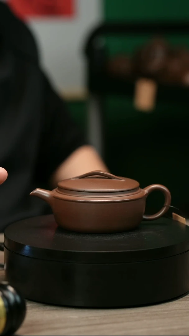 茶壶紫砂黑***rH1601赵信军光素竹瓦