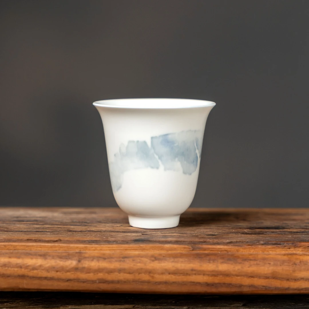 【青川·蝶梦】手作创意茶器主人杯100ml新中式陶瓷杯办公室茶杯