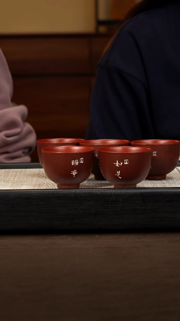 茶壶紫砂【P027】禅意套杯