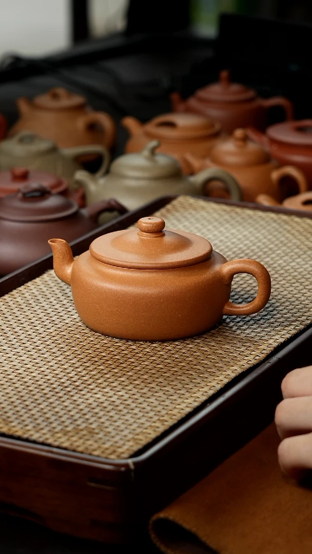 【闪购商品】紫砂茶壶旭帽老黄段150cc