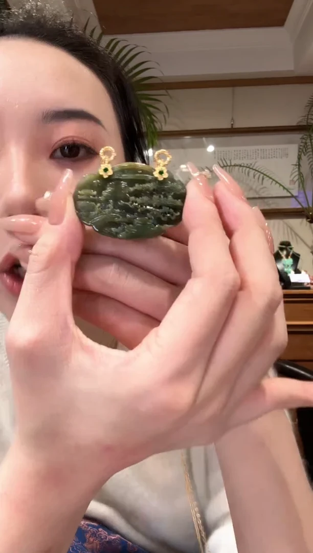 【闪购商品】翡翠颈饰未镶嵌国风