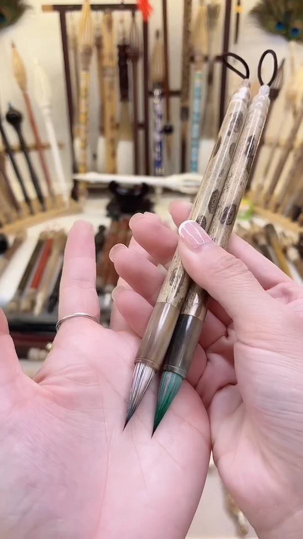 【清水试笔，拒绝蘸墨】墨舞笔庄毛笔2支