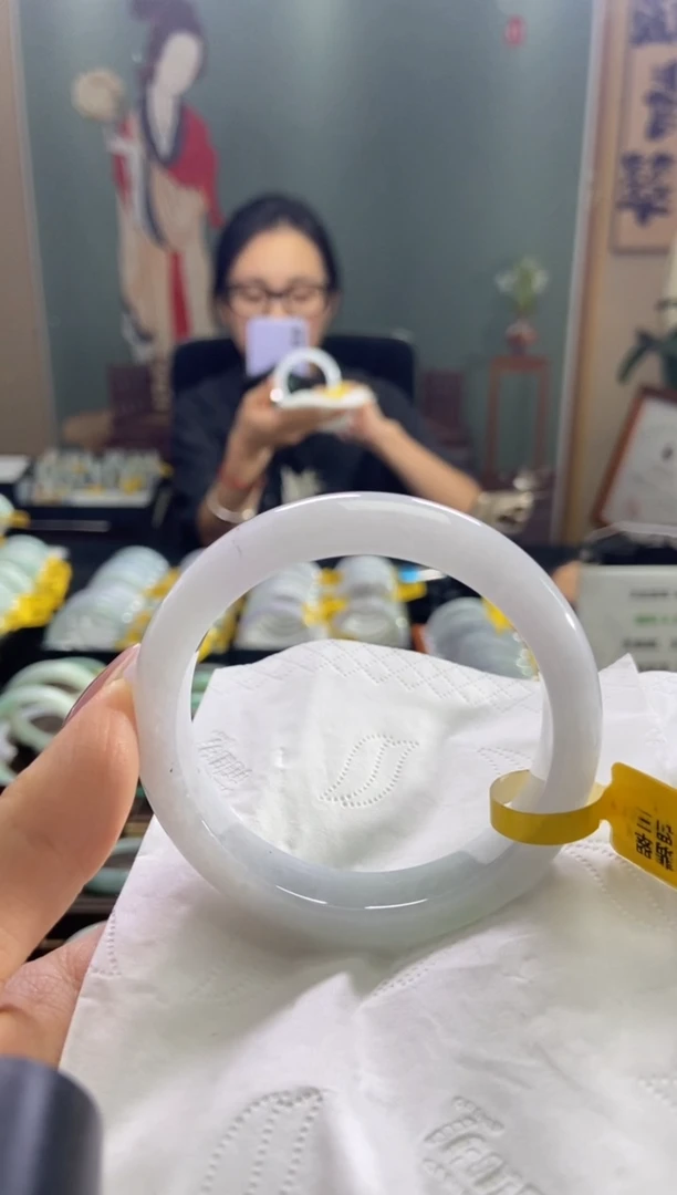未镶嵌手镯翡翠55.5圈口t