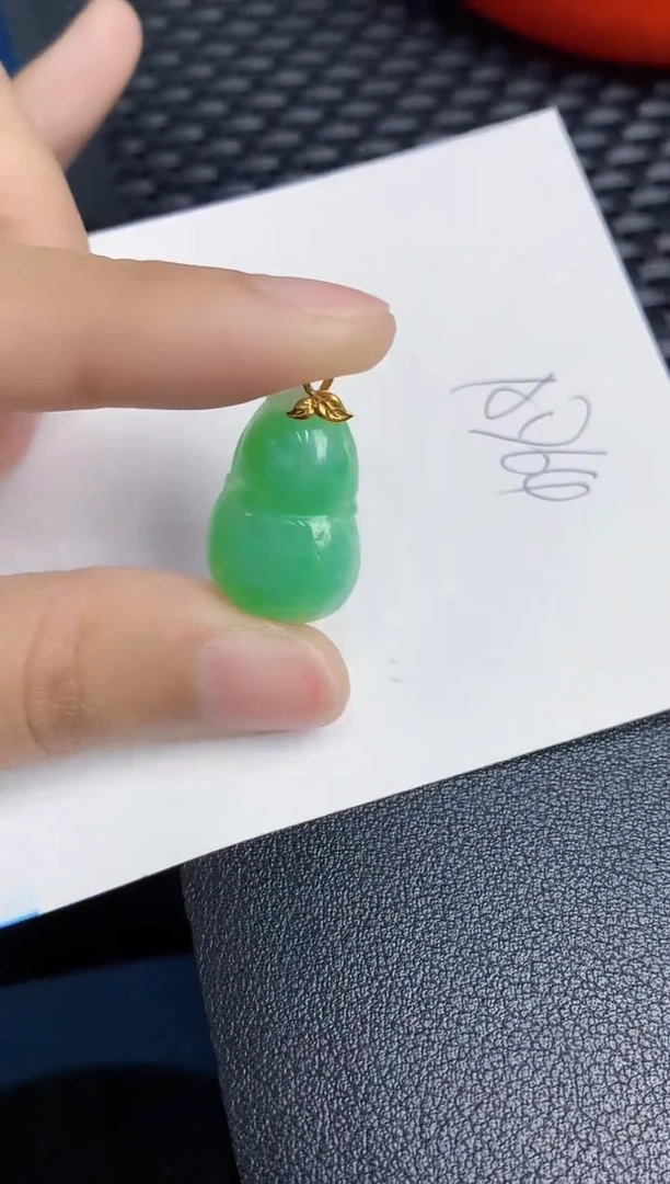 【闪购商品】翡翠颈饰18K金镶嵌000000000