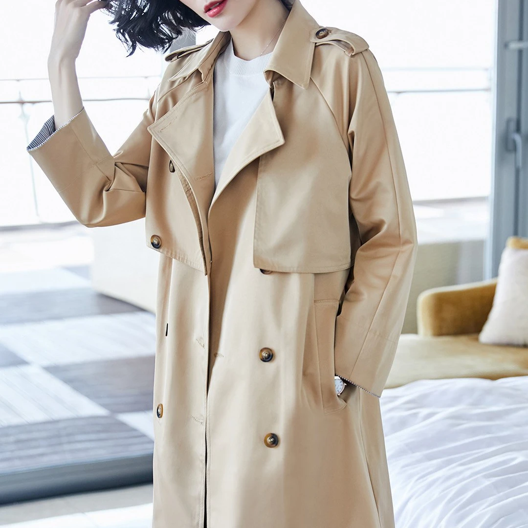 春夏新款风衣牛仔裙中长短款舒适时尚女装