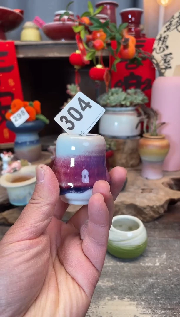 【闪购商品】摆件304知木小芳花盆