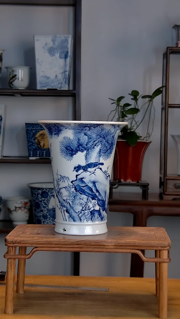景德镇手工陶瓷花盆
