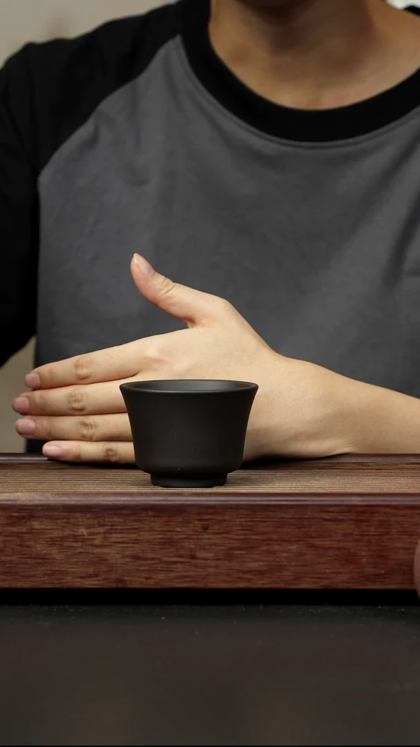 紫砂茶壶黑料 铃铛杯