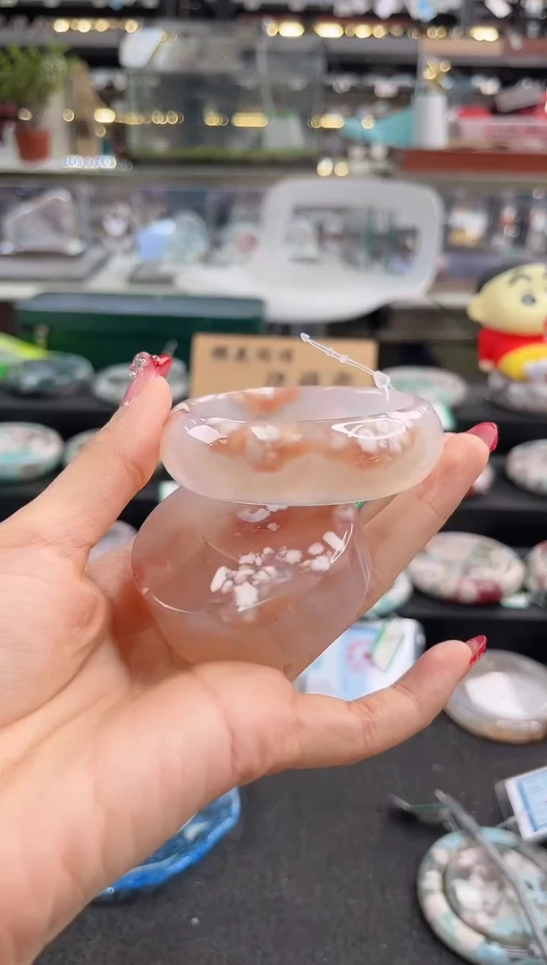 未镶嵌手镯石英质玉53圈口（赠品镯心）6660190