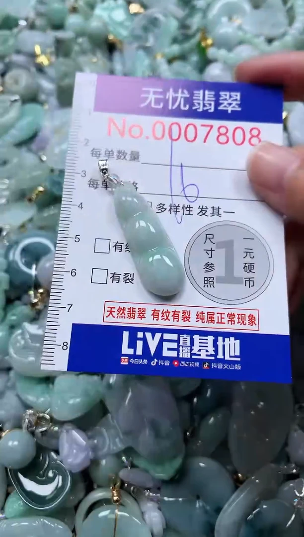 颈饰未镶嵌翡翠7808