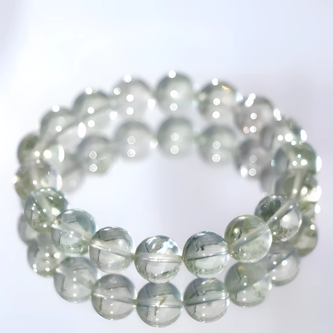 稀有色系水晶清凉薄荷绿水晶手串L2346-尺寸可选-多样性发一