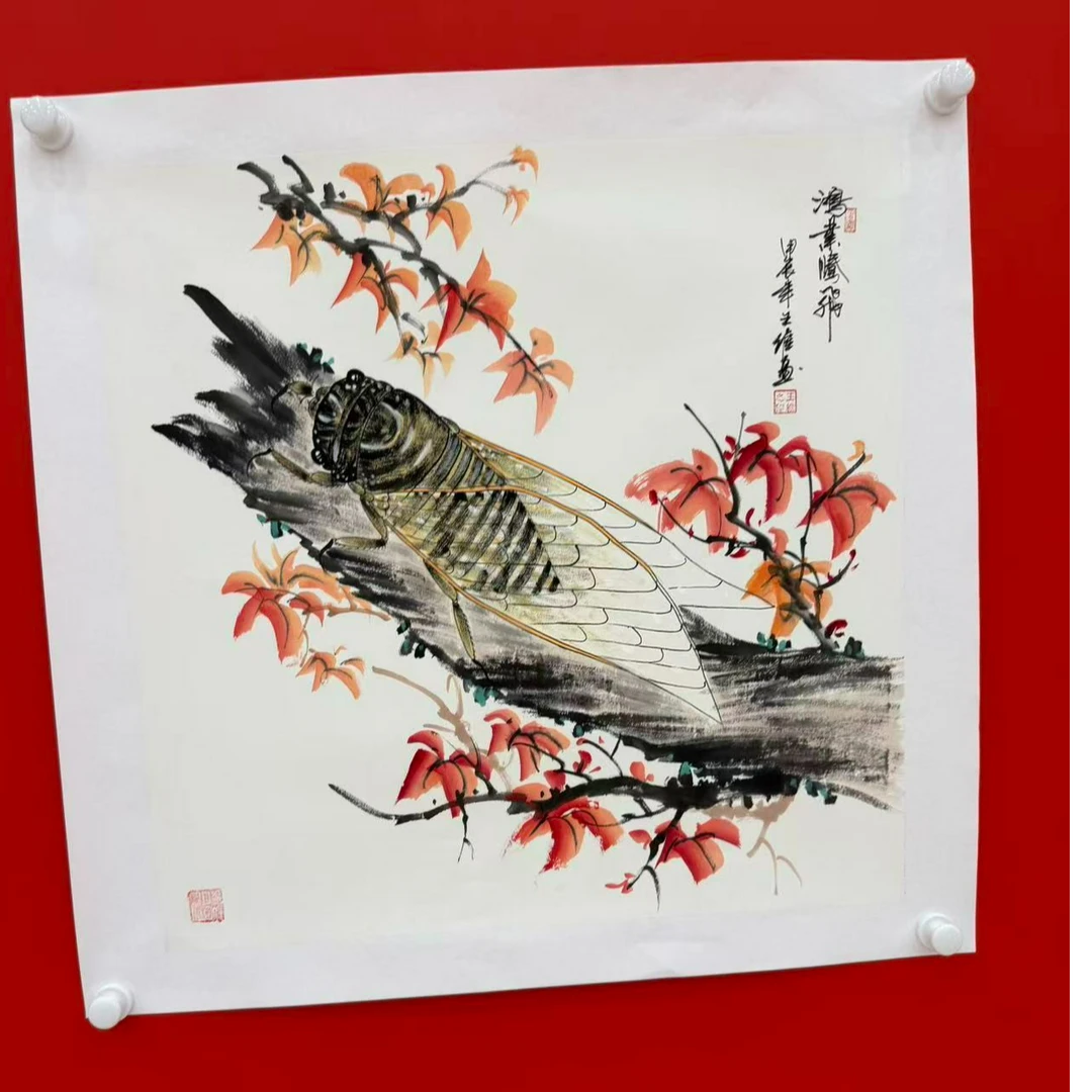 橱窗展示/文峰美术/宣纸国画/带证书