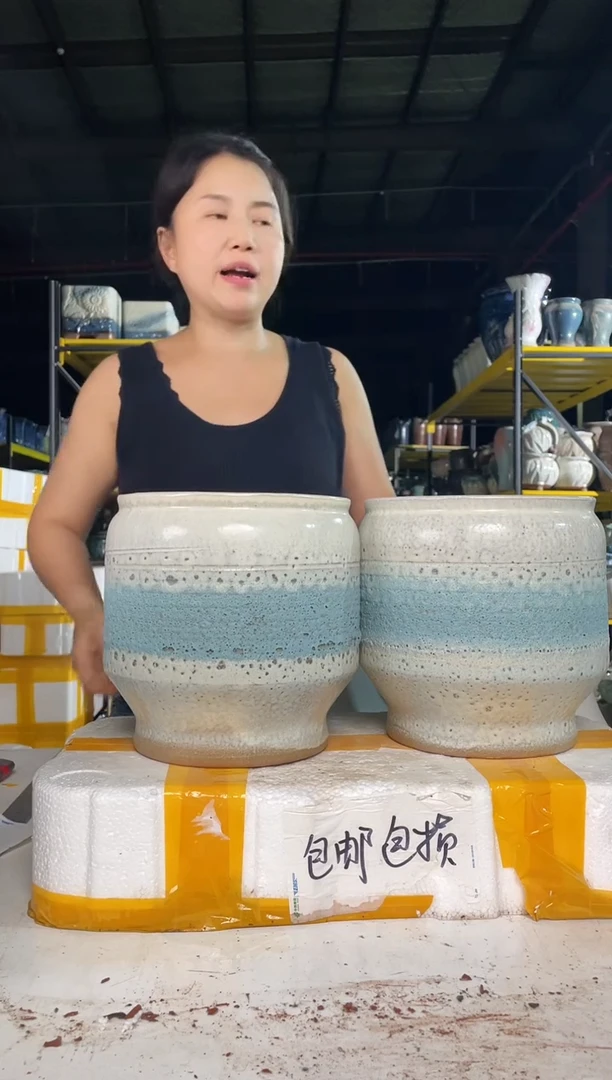 宜兴紫砂粗陶花盆18/21