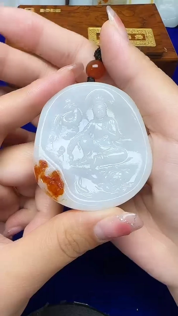 和田玉未镶嵌挂件1