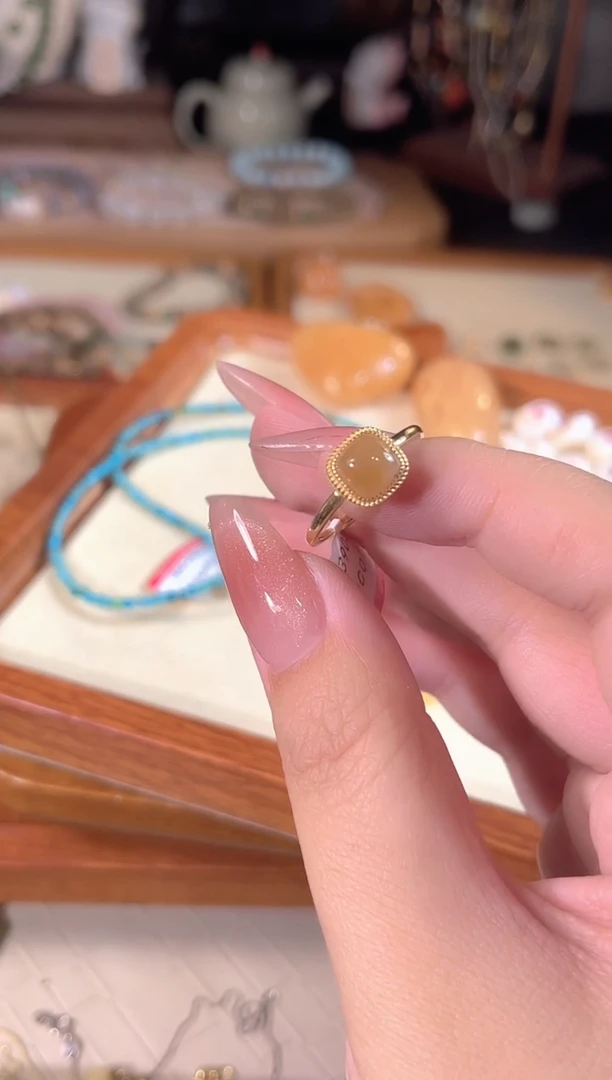 和田玉戒指未镶嵌多样性发货其一