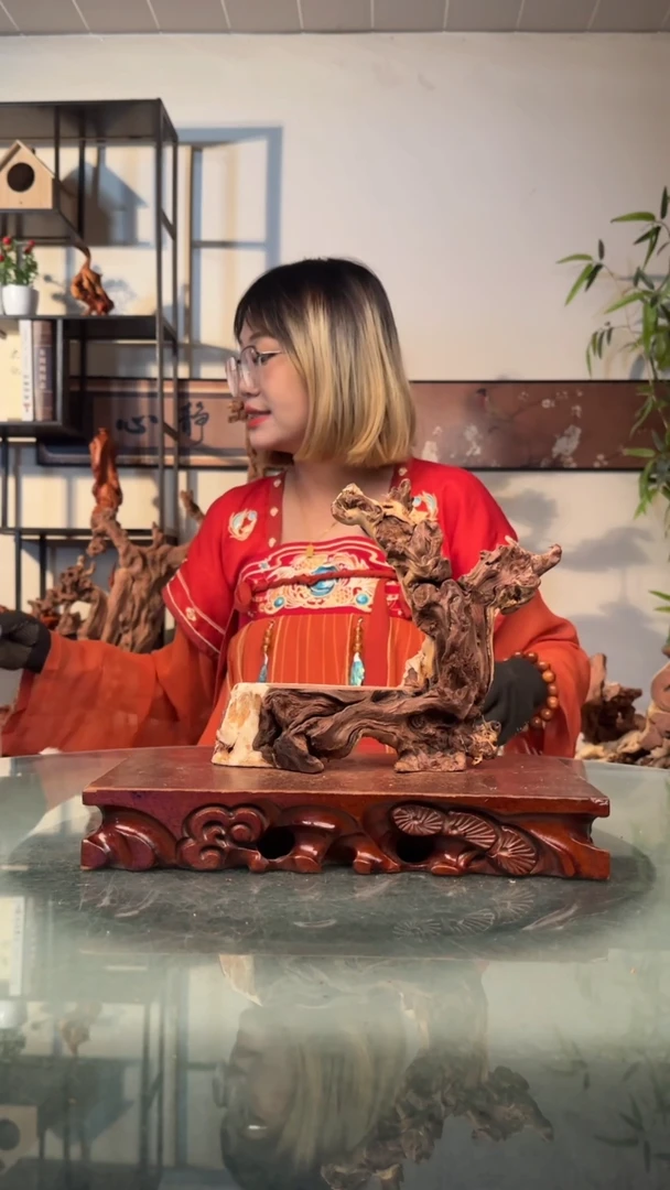 木叶*秋金丝红木589