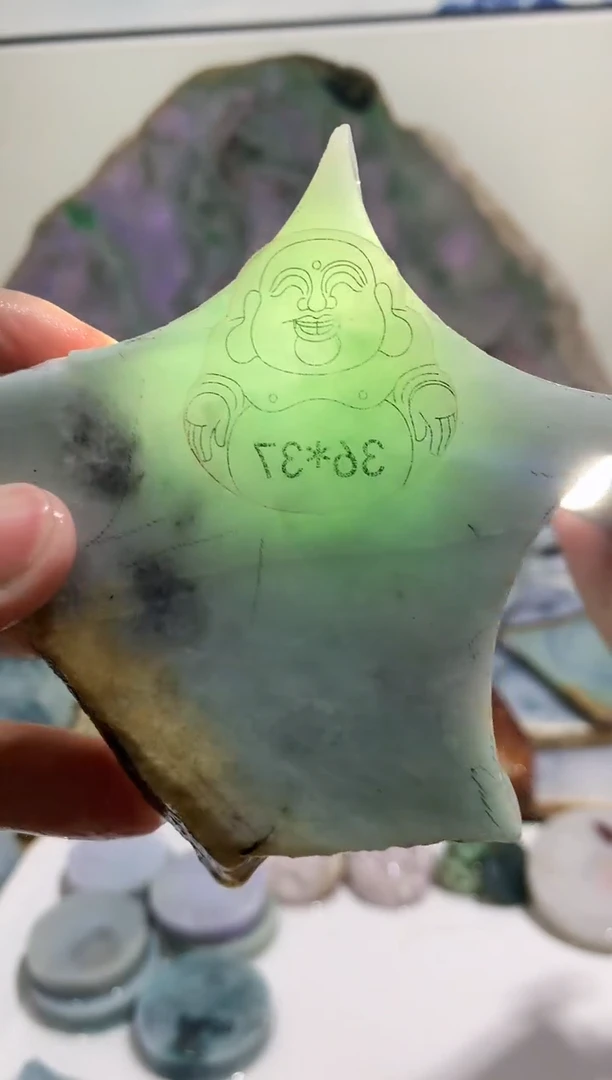 裸石翡翠0蒙0翡翠珠宝692