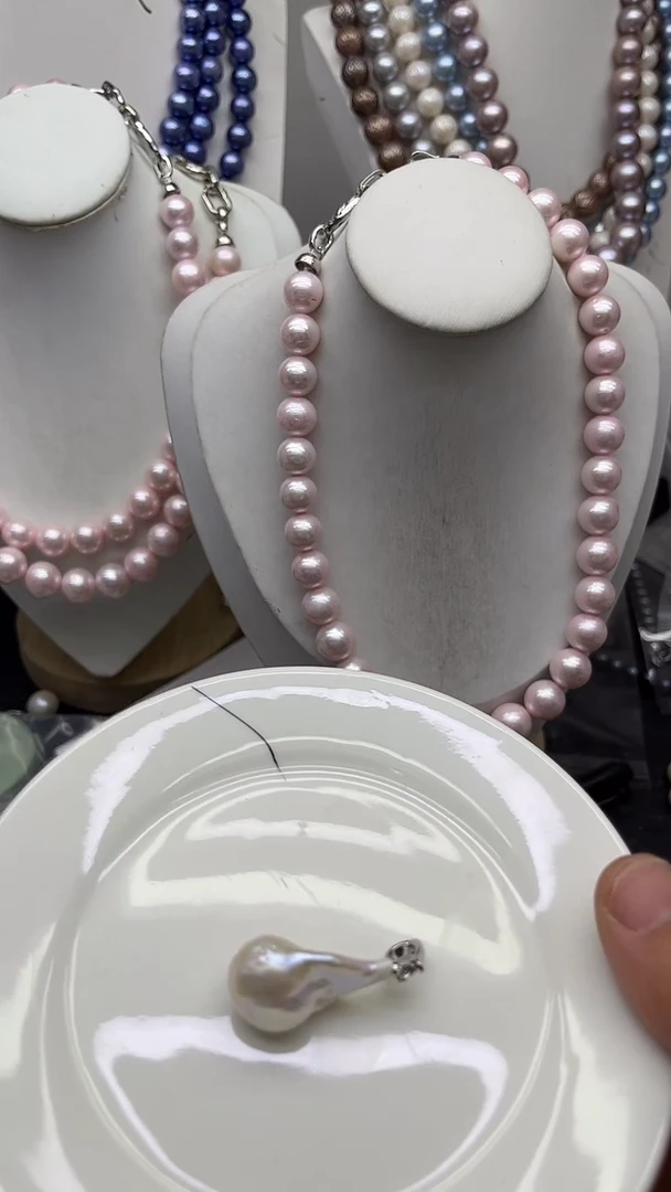 淡水珍珠未镶嵌颈饰1
