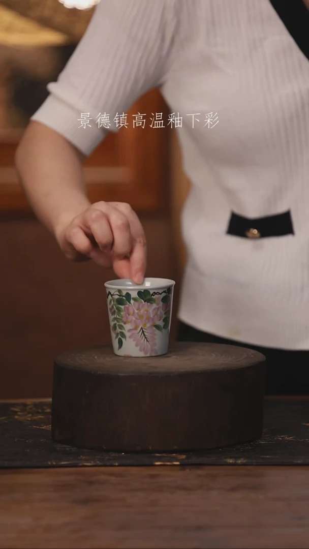 陶瓷景德镇高温釉下手绘陶瓷229