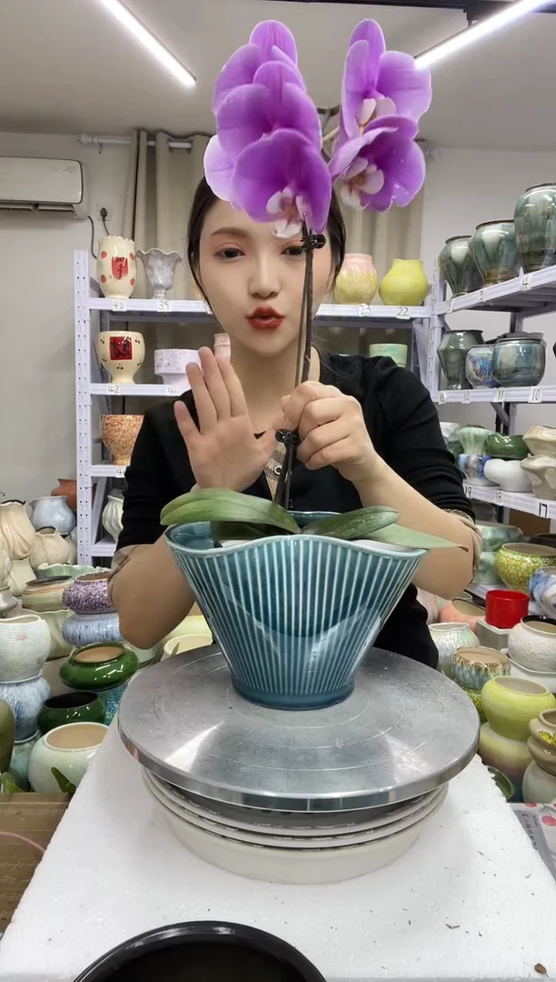 【1.2】花盆链接高13： 口：22