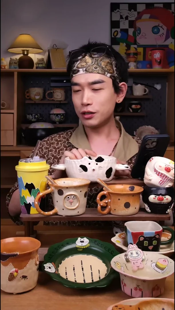 碗景德镇可爱设计师款陶瓷