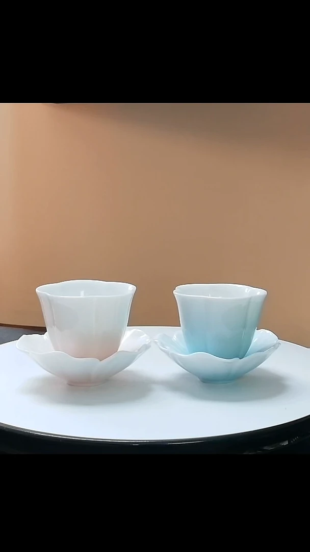 对杯花语情侣对杯礼盒装