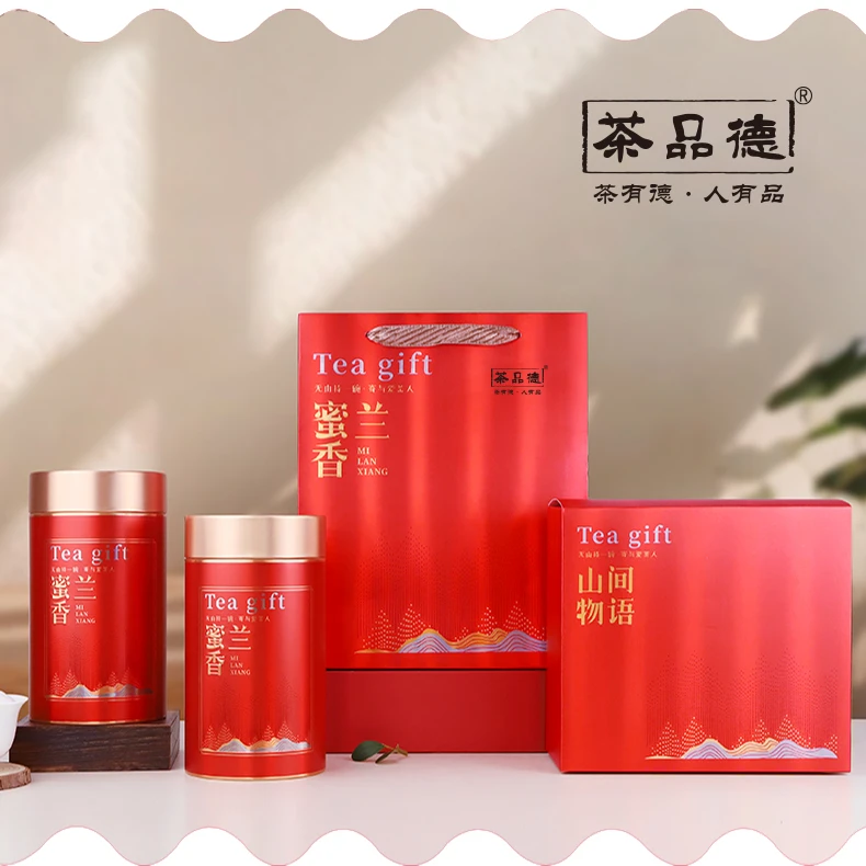 凤凰单丛茶凤凰蜜兰香单丛茶高档礼盒潮州工夫茶茶礼凤凰单丛茶