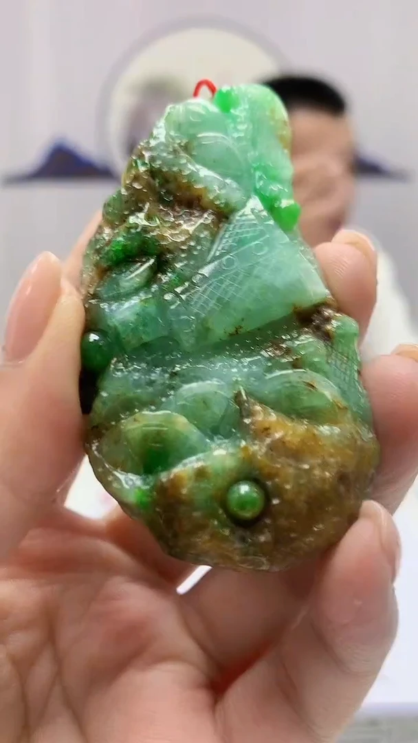 【闪购商品】定制翡翠未镶嵌4812ms-毛货124八破