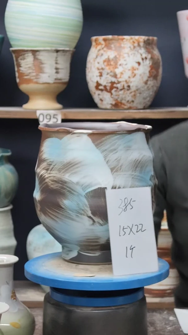 景德镇花盆默认微瑕385