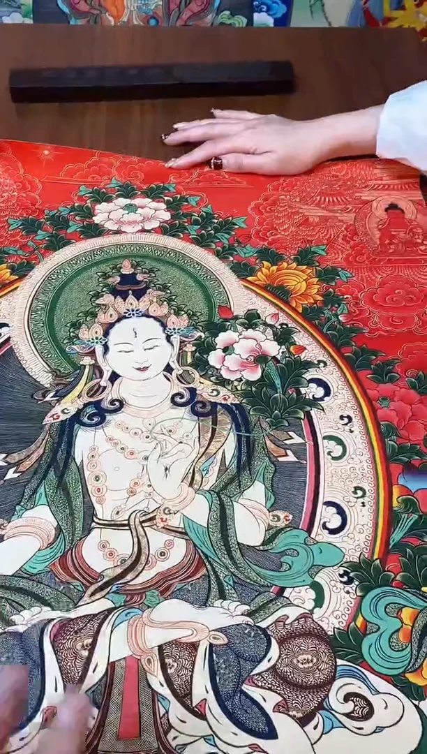 装裱画精美唐卡tk16036