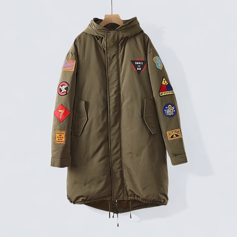 YKNZ 冬季新款百搭羽绒服韩版加厚外套冬装保暖中长款 1036