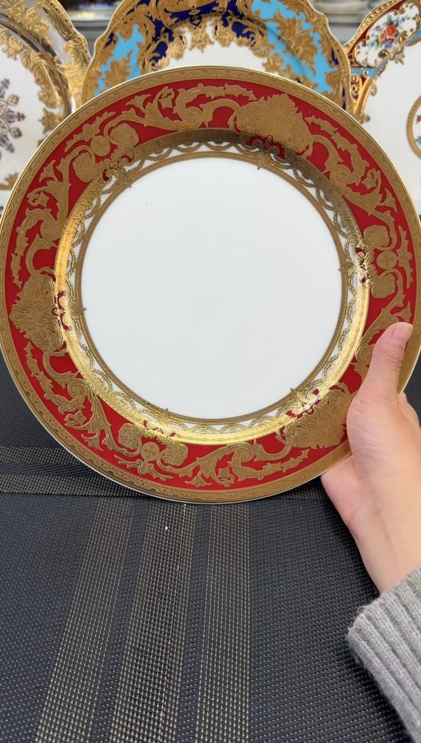 瓷片10.5英寸平盘 1个