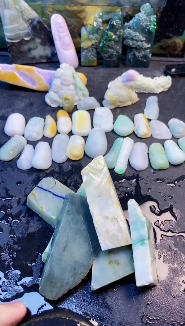 未镶嵌挂件翡翠天然翡翠025