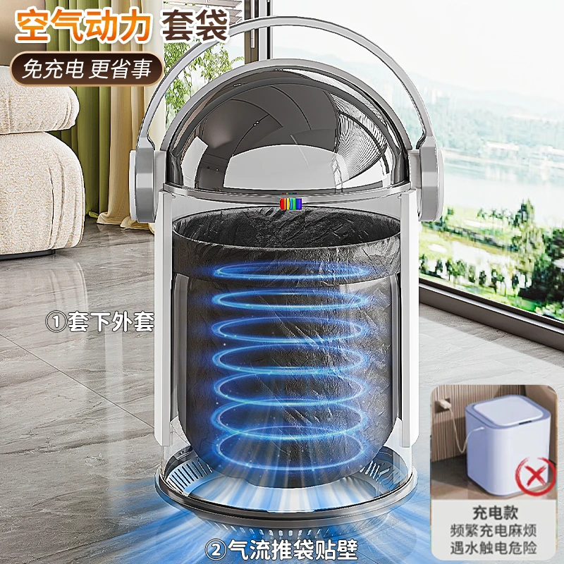 佳帮手垃圾桶卧室静音防异味家用款露营两用室内便携式提手桶