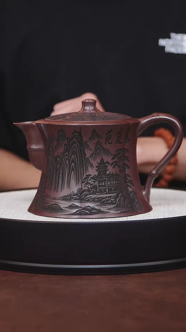 茶杯紫砂宜兴紫砂 经文僧帽 高艳