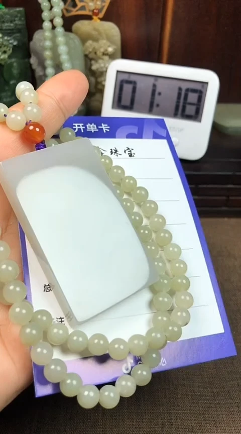 【闪购商品】和田玉颈饰未镶嵌 志识青年王