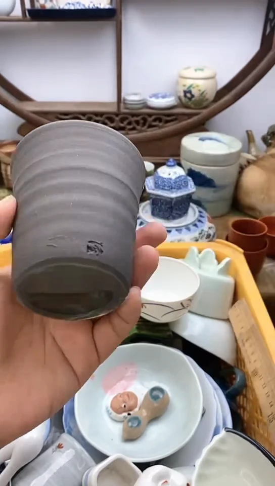 瓷片回流瓷器，默认微瑕 满28包邮，谨慎参拍