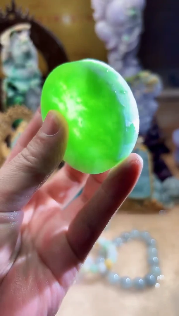 未镶嵌挂件翡翠A货张麦7607