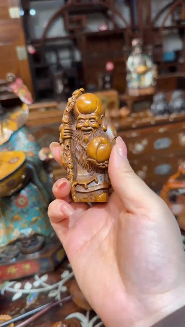 木木头款黄杨寿星公80