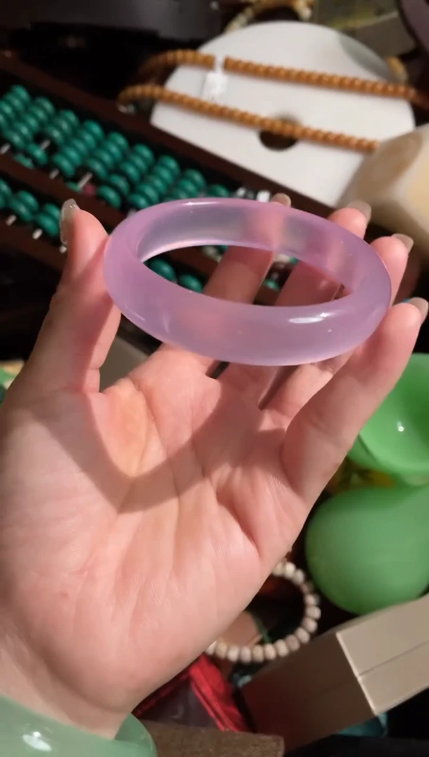 翡翠手镯未镶嵌永玉阁精品专属摆件
