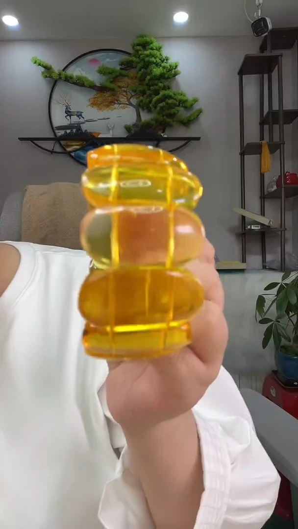 琥珀颈饰未镶嵌手串