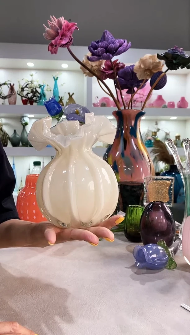 慕忆家手作琉璃花瓶