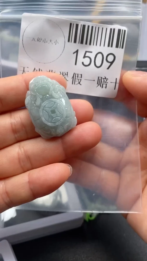 翡翠未镶嵌吊坠(不含链)1509