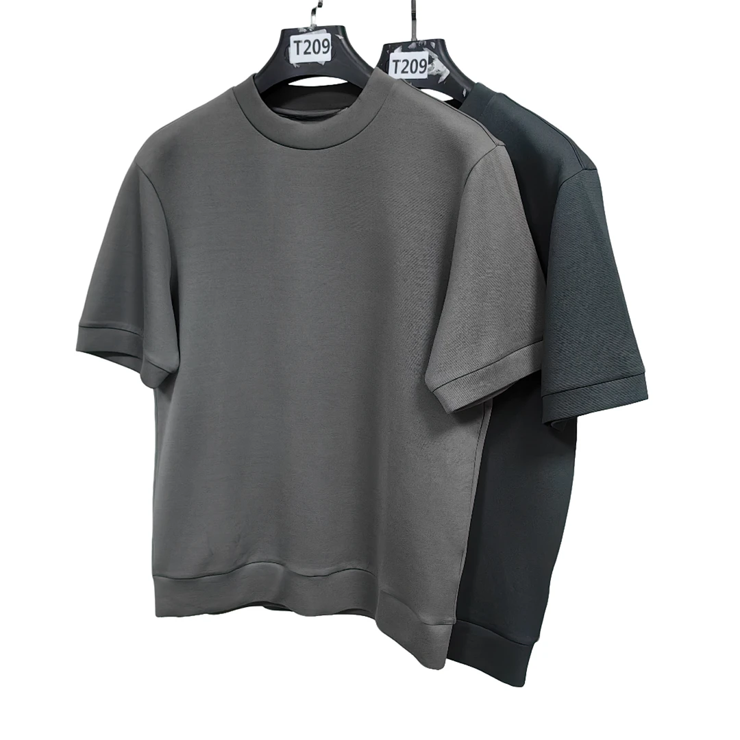 T209【凯迪东N】新款商务男士长袖T恤/长袖#604灰绿/军绿