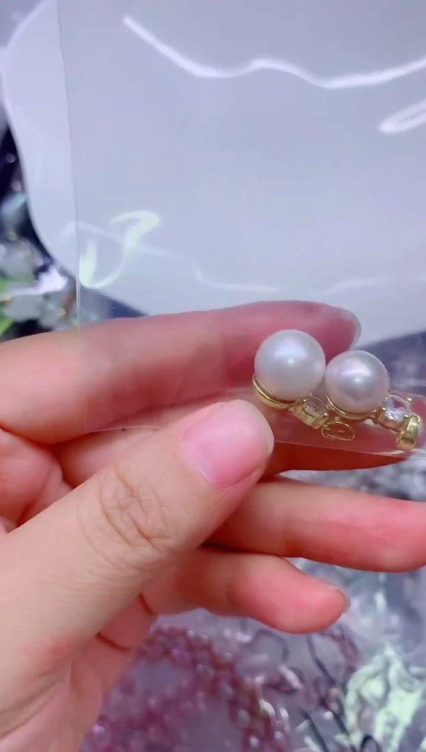 淡水珍珠合金吊坠(不含链)一起非无暇