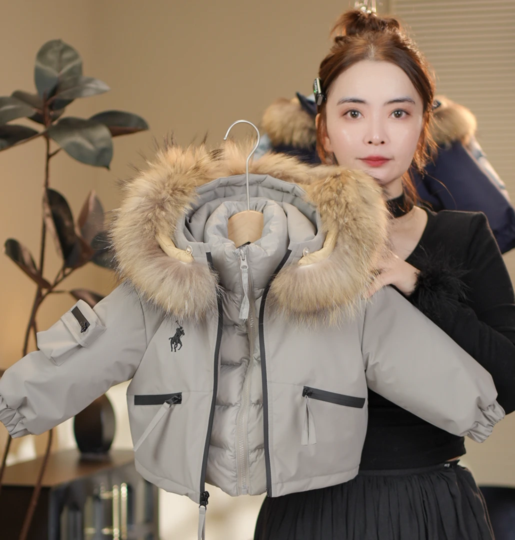 现货【卡其色1】2024新款棉服外套+羽绒内胆儿童冬季百搭潮酷58389